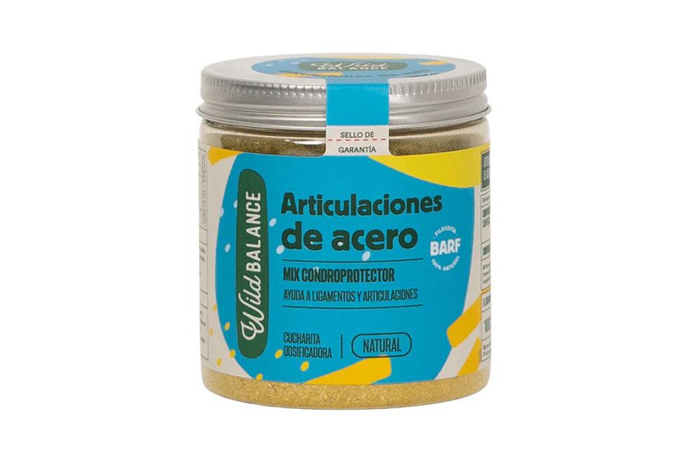 Articulaciones de acero: Alimento complementario para perros y gatos.